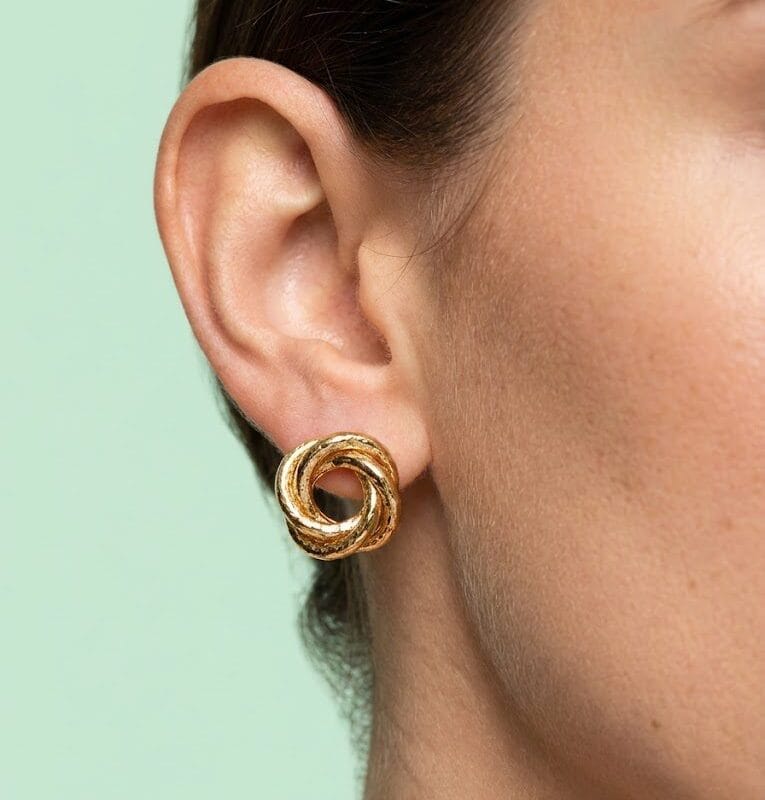 Brinco Nó Entrelaçado