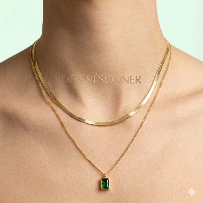 Colar Lueur Sauvage Vert